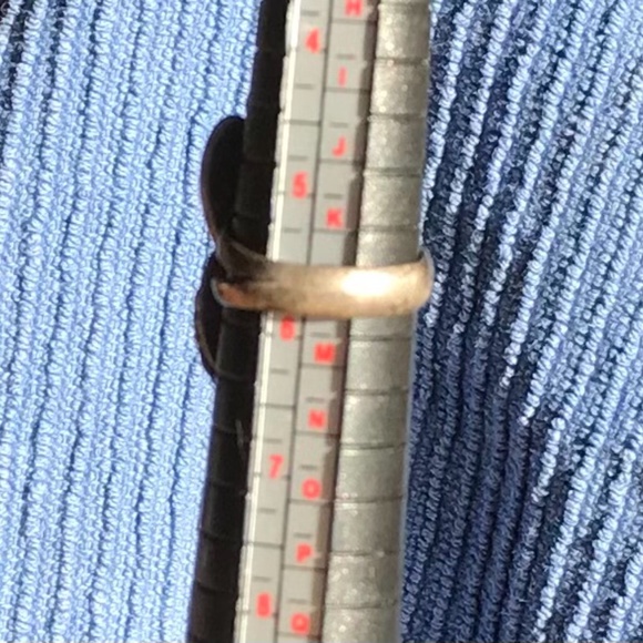 Vintage pawn-type turquoise silver Navajo ring signed - Picture 2 of 6